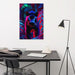 ArtZ® Black Panther Stare Down Painting - Walo Furniture