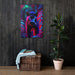 ArtZ® Black Panther Stare Down Painting - Walo Furniture