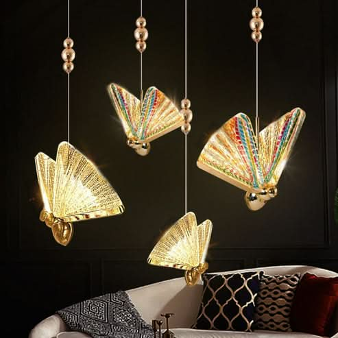 ArtZ® Butterfly Ceiling Lamp - Walo Furniture