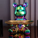 ArtZ® Ceramic Bear Sculpture Tray And Piggy Bank - Walo Furniture