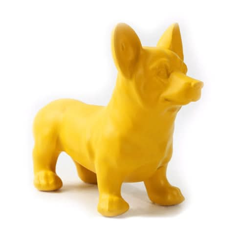 ArtZ® Corgi Graffiti Painted Statue - Walo Furniture