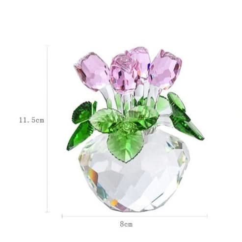 ArtZ® Crystal Rose Figurine - Walo Furniture