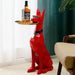 ArtZ® Doberman Nordic Sculpture Tray Table - Walo Furniture