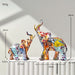 ArtZ® Elephant Nordic Painted Statue - Walo Furniture