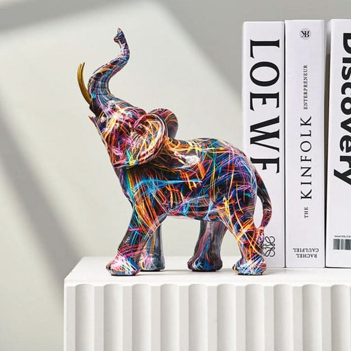 ArtZ® Elephant Nordic Painted Statue - Walo Furniture