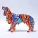 ArtZ® Golden Retriever Graffiti Painted Statue - Walo Furniture