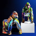 ArtZ® Gorilla Nordic Painted Statue - Walo Furniture