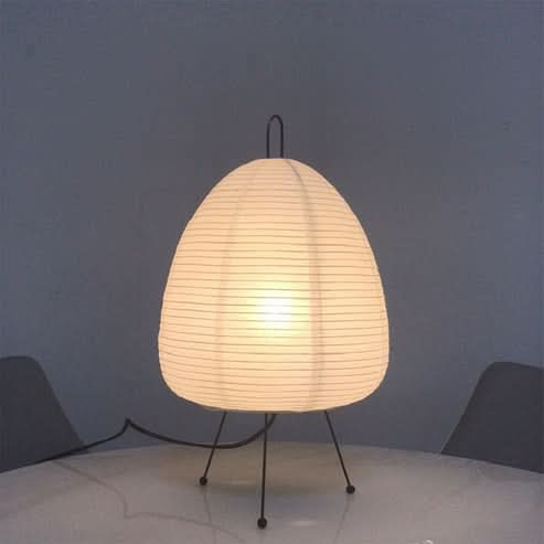 ArtZ® LED Japanese Rice Paper Table Lamp - Walo Furniture