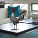 ArtZ® Metal Rooster Sculpture - Walo Furniture