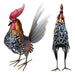 ArtZ® Metal Rooster Sculpture - Walo Furniture