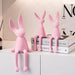 ArtZ® Nordic Abstract Rabbit Sculptures - Walo Furniture