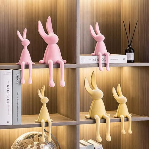 ArtZ® Nordic Abstract Rabbit Sculptures - Walo Furniture