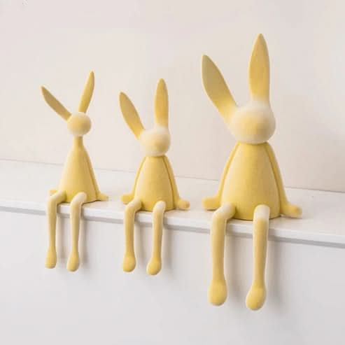 ArtZ® Nordic Abstract Rabbit Sculptures - Walo Furniture