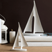 ArtZ® Nordic Abstract Sailboat Sculpture - Walo Furniture