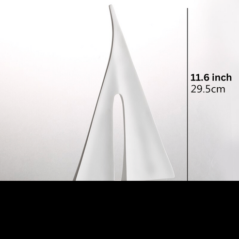 ArtZ® Nordic Abstract Sailboat Sculpture - Walo Furniture