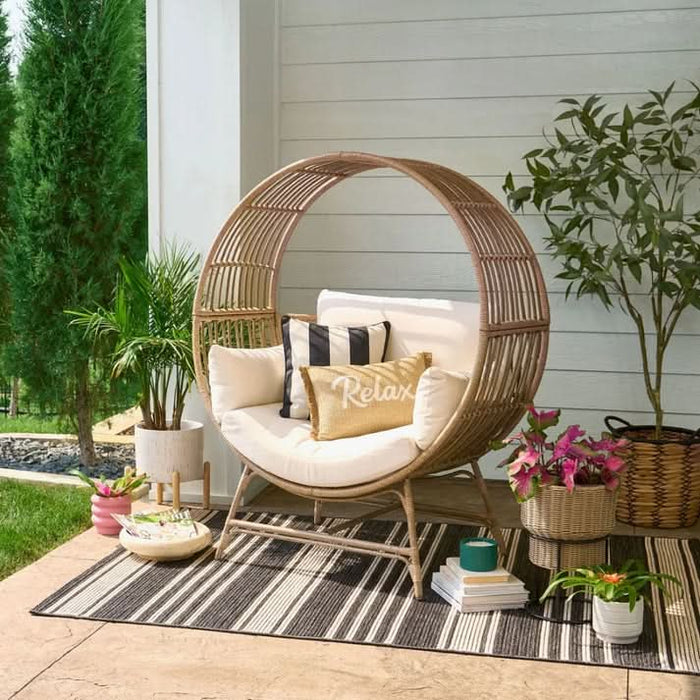 ArtZ® Nordic Eternity Wicker Chair - Walo Furniture