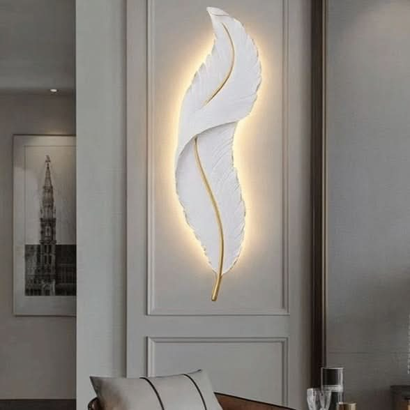 ArtZ® Nordic Feather Wall Lamp 10 reviews - Walo Furniture