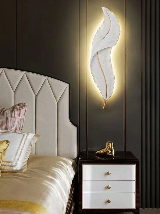 ArtZ® Nordic Feather Wall Lamp 10 reviews - Walo Furniture