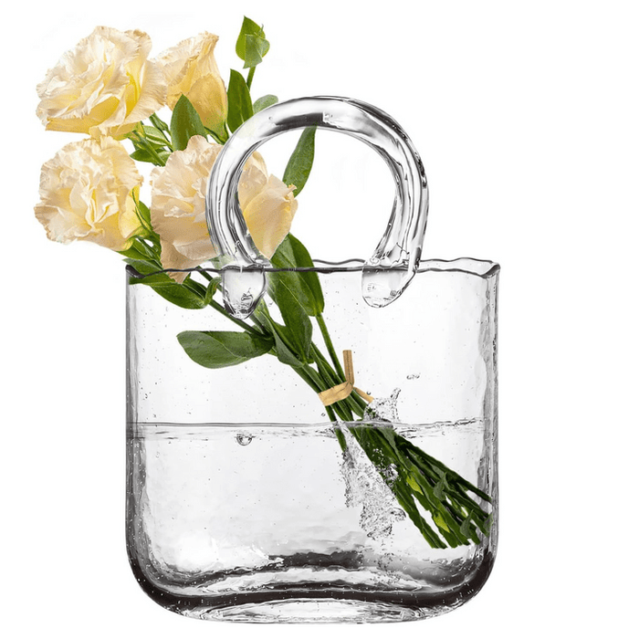 ArtZ® Nordic Glass Bag Vase Sculpture - Walo Furniture