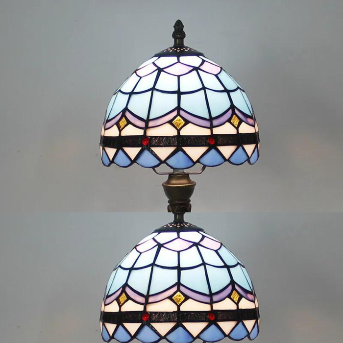 ArtZ® Nordic Stained Glass Table Lamp - Walo Furniture