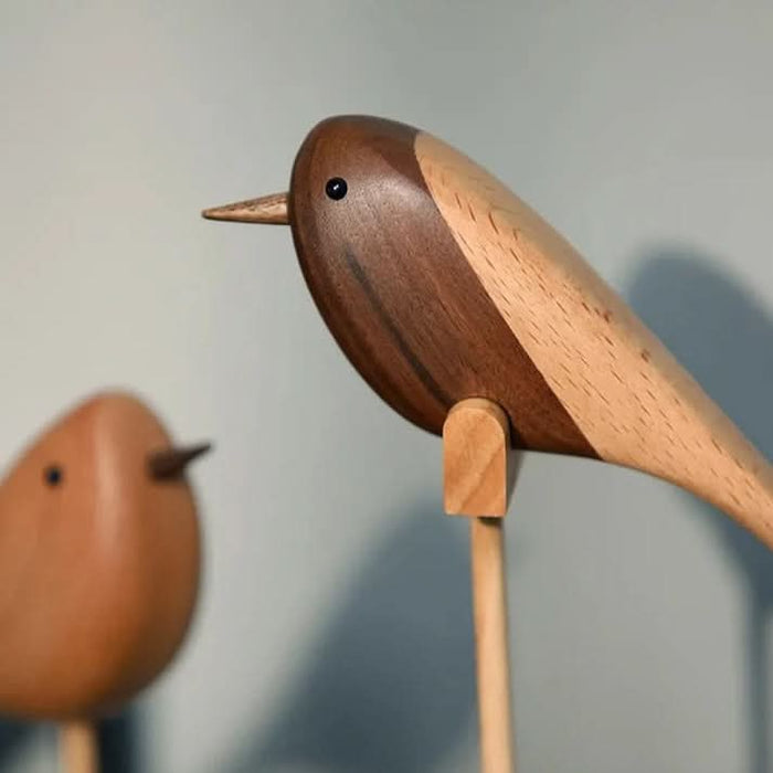 ArtZ® Nordic Wooden Bird Sculptures - Walo Furniture