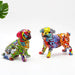 ArtZ® Pug Nordic Painted Statue - Walo Furniture