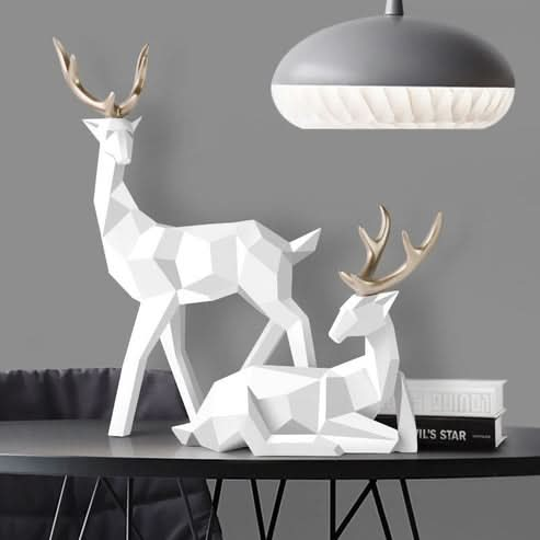 ArtZ® Reindeer Sculpture - Walo Furniture