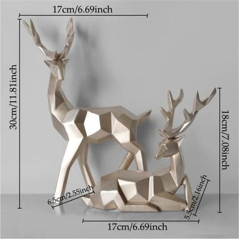 ArtZ® Reindeer Sculpture - Walo Furniture