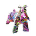 ArtZ® Schnauzer Graffiti Painted Statue - Walo Furniture