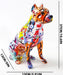 ArtZ® Staffordshire Terrier Graffiti Painted Statue - Walo Furniture