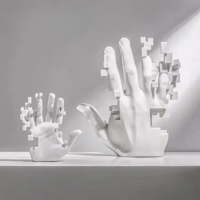 ArtZ® The Hand That Feeds You Sculpture - Walo Furniture