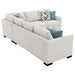 Ashford Chenille Upholstered Sleeper Sectional Sofa Greige - Walo Furniture