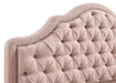 Ashleigh 44 - inch Upholstered Full Storage Platform Bed Pink - Walo Furniture