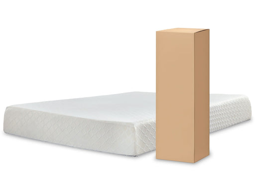 Ashley Express - 10 Inch Chime Memory Foam Mattress with Adjustable Base - Walo Furniture