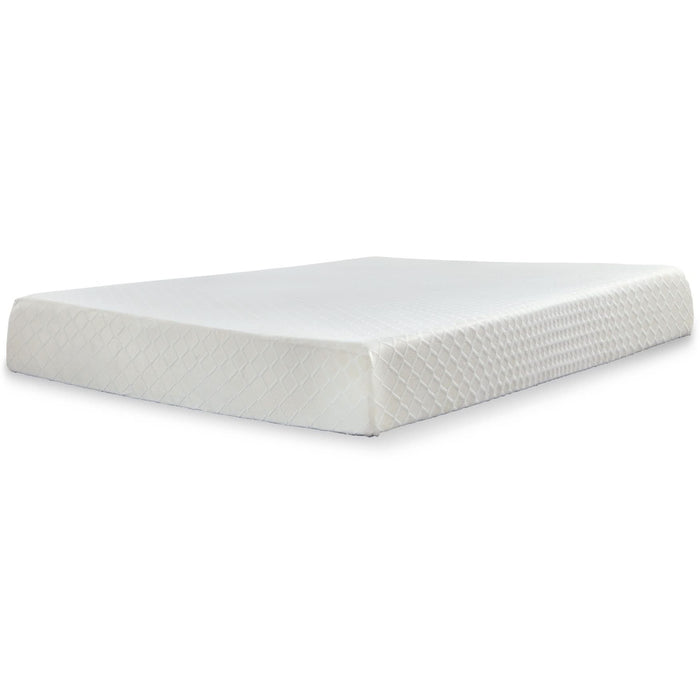 Ashley Express - 10 Inch Chime Memory Foam Mattress with Foundation - Walo Furniture