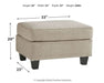 Ashley Express - Abney Ottoman - Walo Furniture