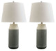 Ashley Express - Afener Ceramic Table Lamp (2/CN) - Walo Furniture