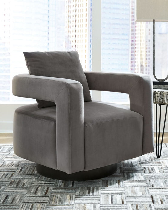 Ashley Express - Alcoma Swivel Accent Chair - Walo Furniture