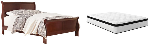 Ashley Express - Alisdair Queen Sleigh Bed with Mattress - Walo Furniture