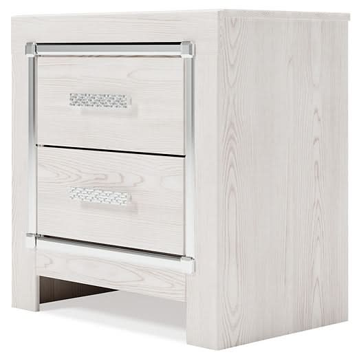 Ashley Express - Altyra Two Drawer Night Stand - Walo Furniture