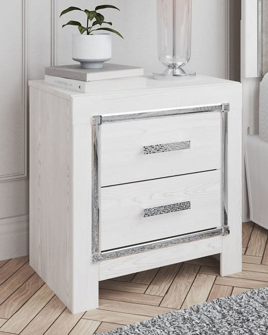 Ashley Express - Altyra Two Drawer Night Stand - Walo Furniture