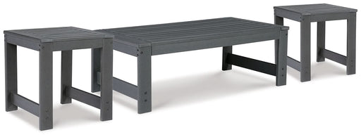 Ashley Express - Amora Outdoor Coffee Table with 2 End Tables - Walo Furniture