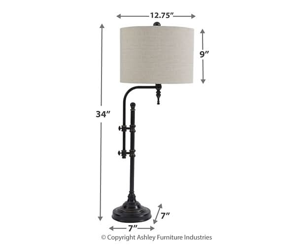 Ashley Express - Anemoon Metal Table Lamp (1/CN) - Walo Furniture