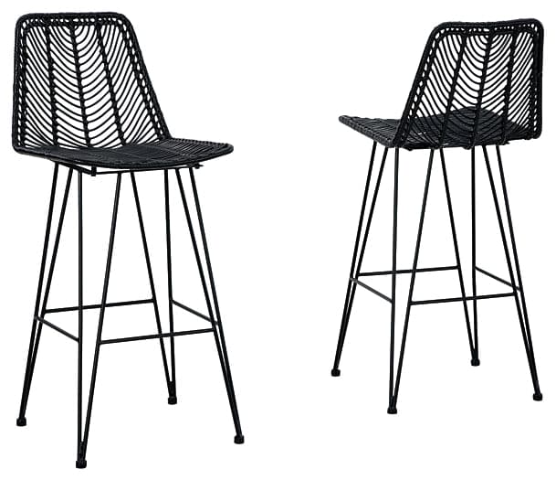 Ashley Express - Angentree Tall UPH Barstool (2/CN) - Walo Furniture