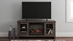 Ashley Express - Arlenbry 60" TV Stand with Electric Fireplace - Walo Furniture