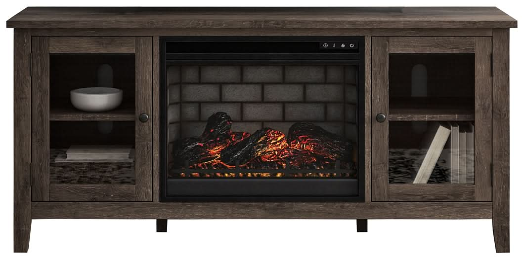 Ashley Express - Arlenbry 60" TV Stand with Electric Fireplace - Walo Furniture