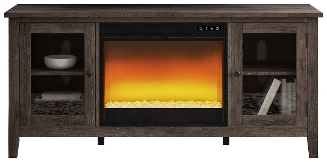 Ashley Express - Arlenbry 60" TV Stand with Electric Fireplace - Walo Furniture