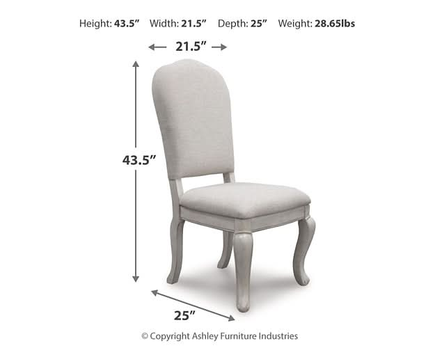 Ashley Express - Arlendyne Dining UPH Side Chair (2/CN) - Walo Furniture