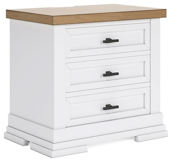 Ashley Express - Ashbryn Three Drawer Night Stand - Walo Furniture