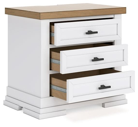 Ashley Express - Ashbryn Three Drawer Night Stand - Walo Furniture